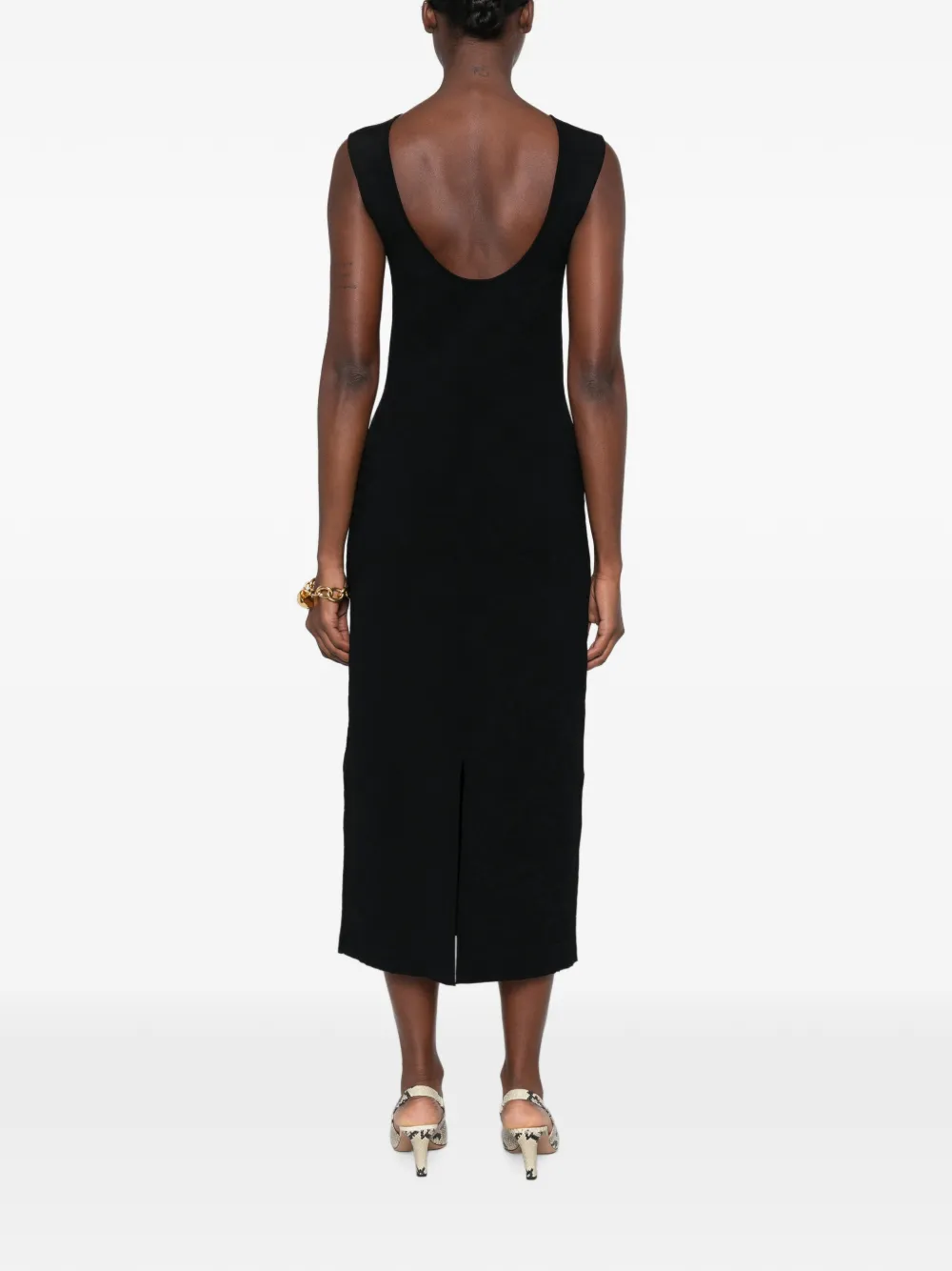 JOSEPH Milano animalier jurk Zwart