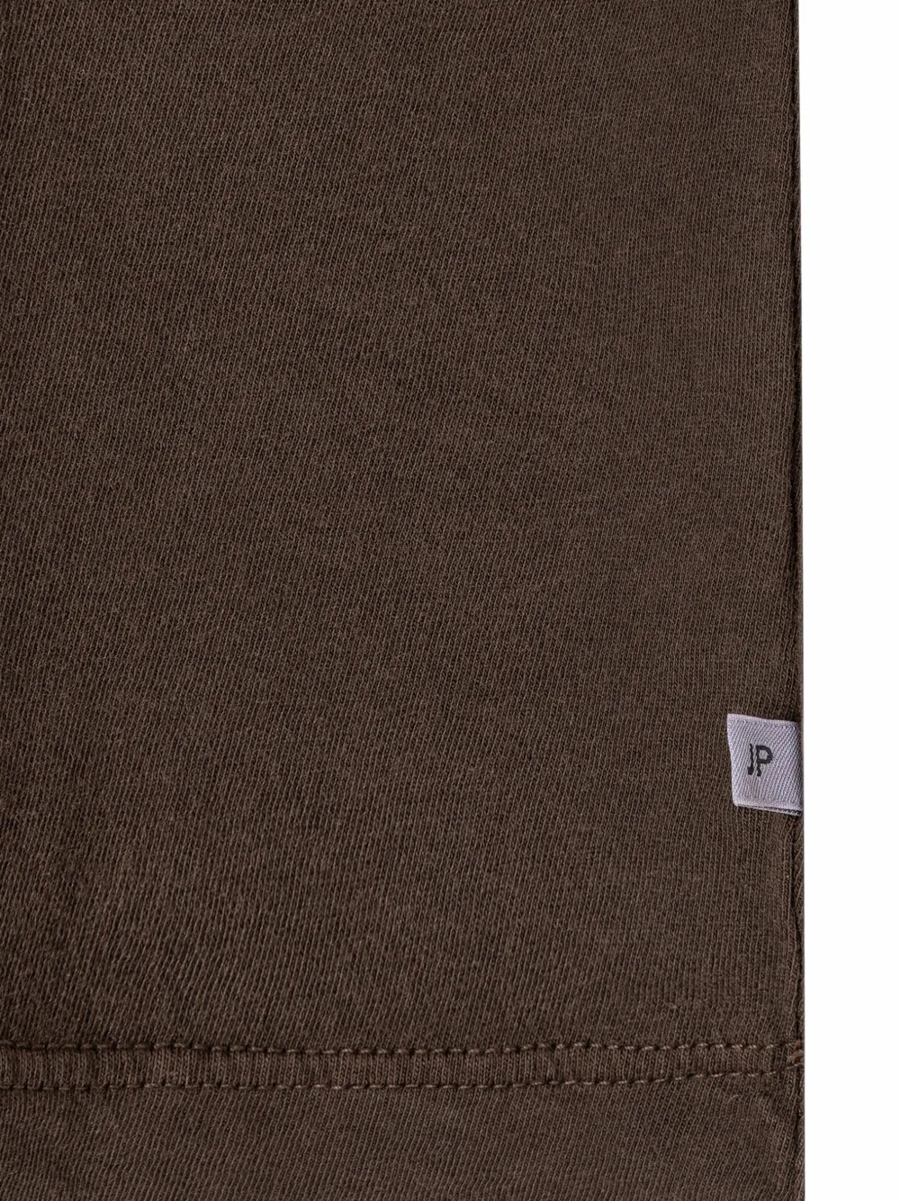 James Perse T-shirt met ronde hals Bruin