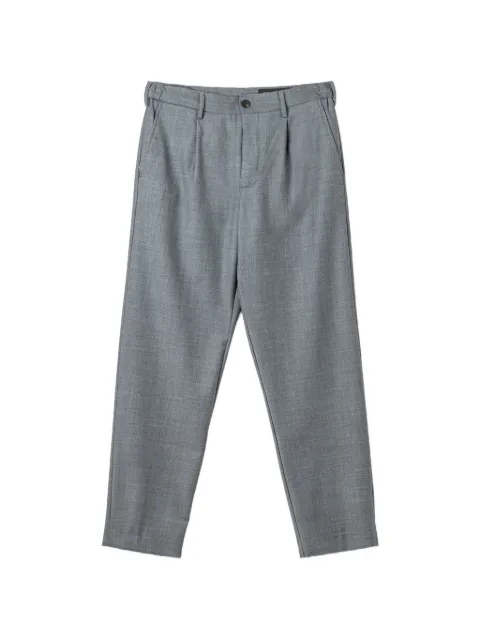White Sand Luke pleated tapered trousers