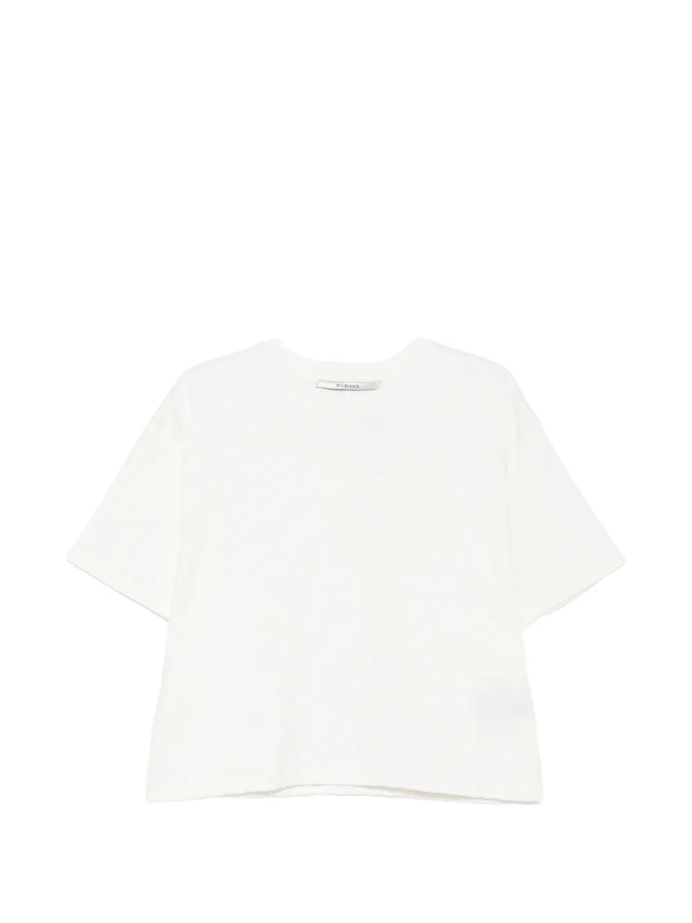 HOMAGE seam-detail T-shirt
