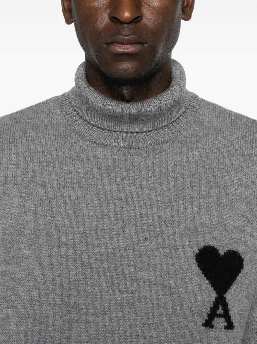AMI Paris Ami de Coeur coltrui Grijs