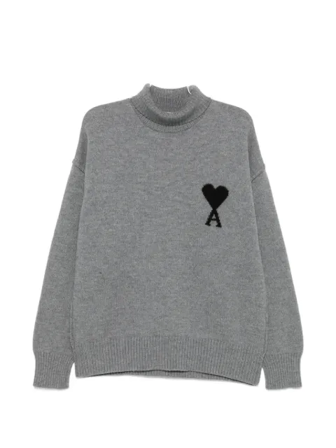 AMI Paris Ami de Coeur roll-neck sweater