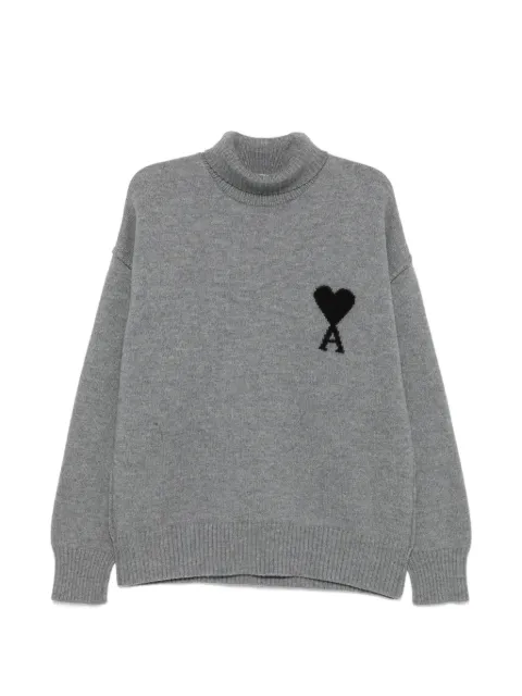 AMI Paris Ami de Coeur roll-neck sweater