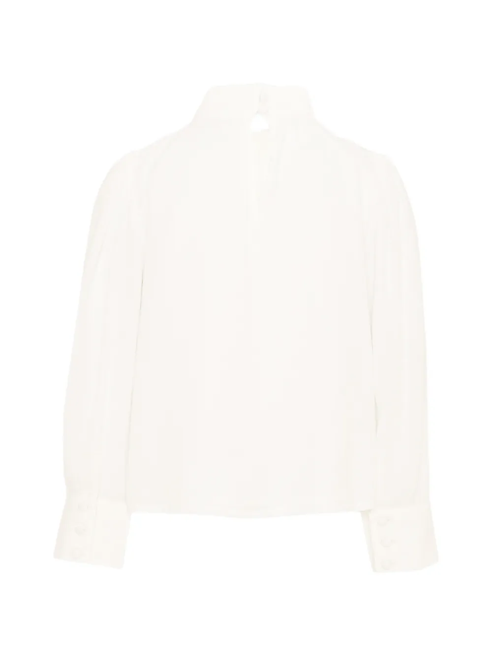 Patachou bow-detail long-sleeve blouse Wit