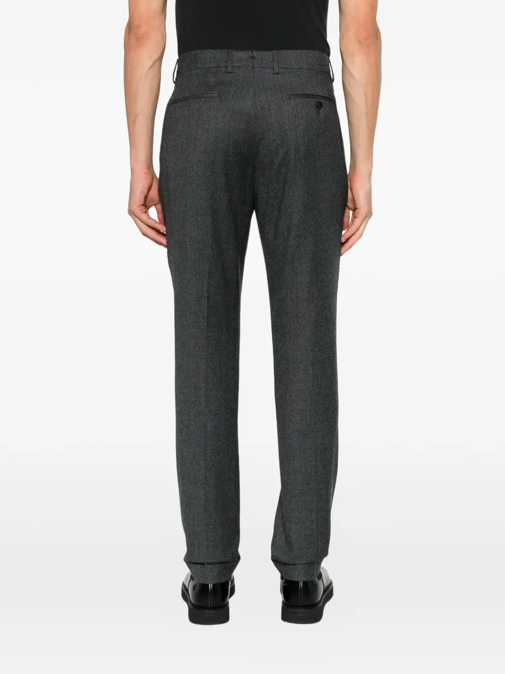 Berwich Geplooide pantalon Grijs