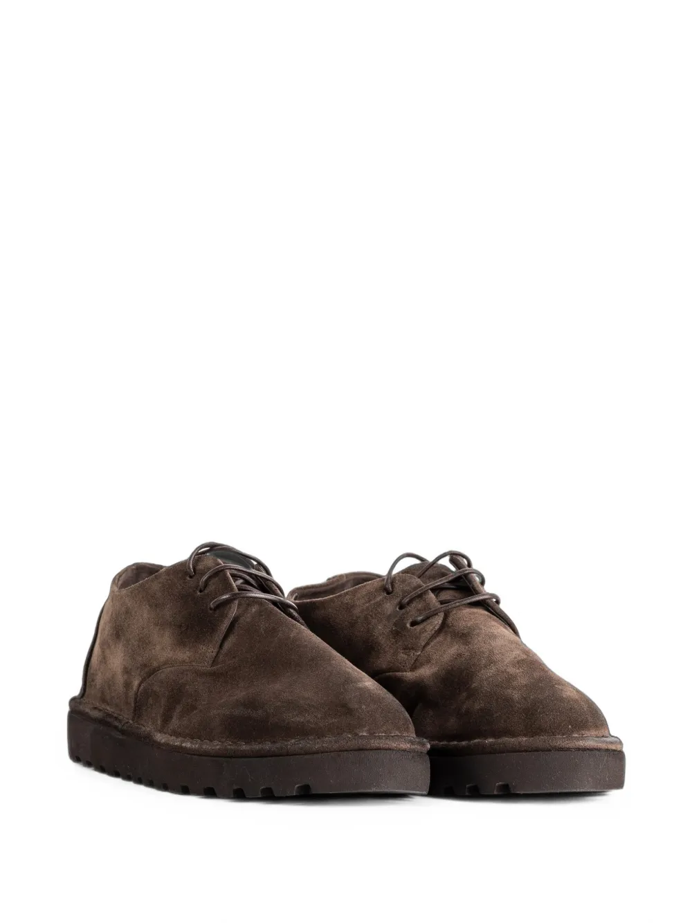 Marsèll Sancrispa lace-up suede derby shoes Bruin