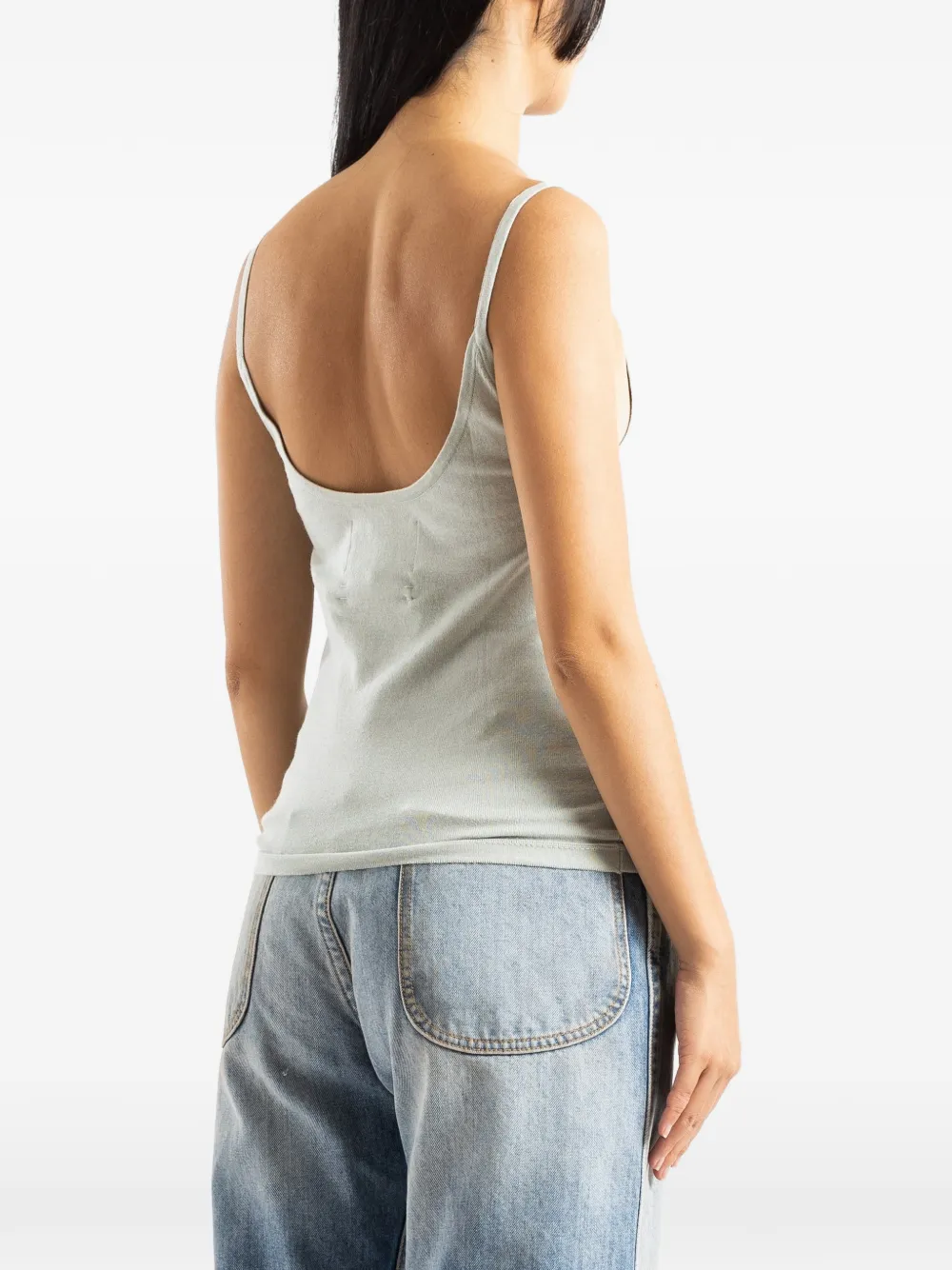 extreme cashmere Britney top Grijs