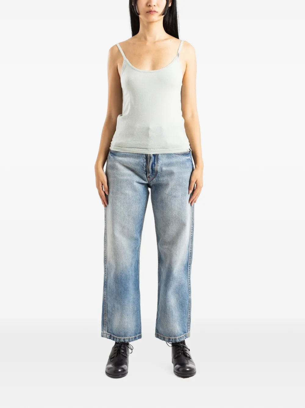 extreme cashmere Britney top Grijs