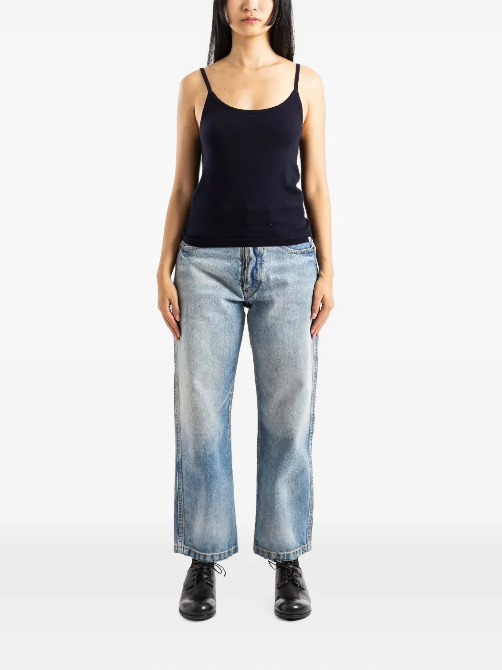 extreme cashmere N°471 Britney tanktop Blauw