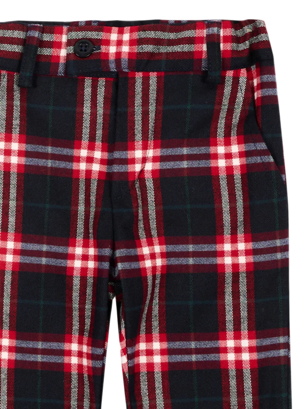 Patachou Chino met tartan ruit Blauw