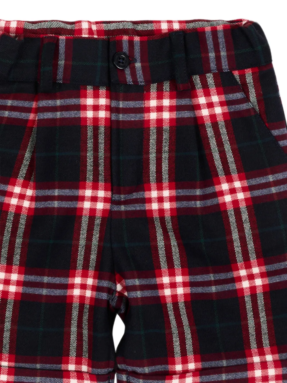 Patachou Shorts met tartan ruit Blauw