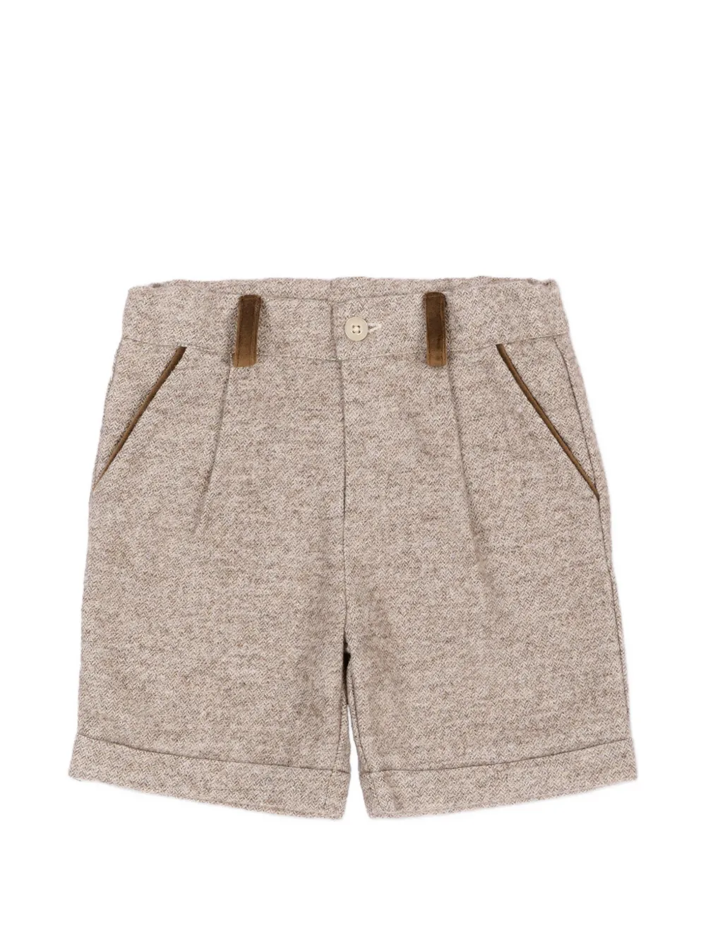 Patachou Shorts mit Bundfalten - Nude