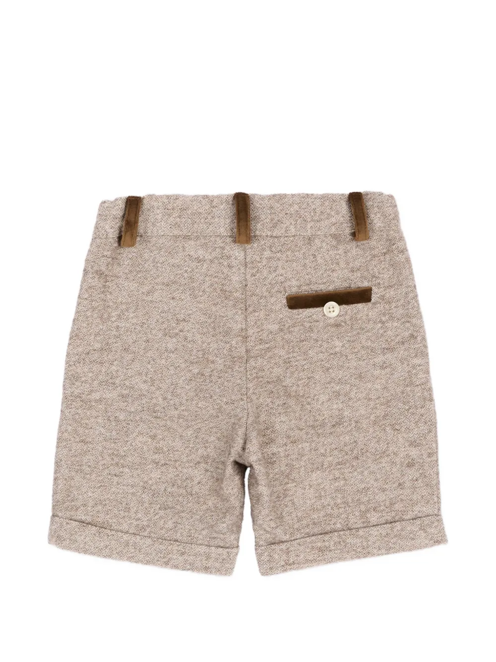 Patachou Geplooide shorts Beige