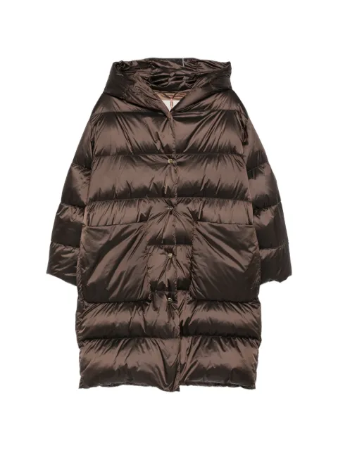 Max Mara quilted hooded jacket