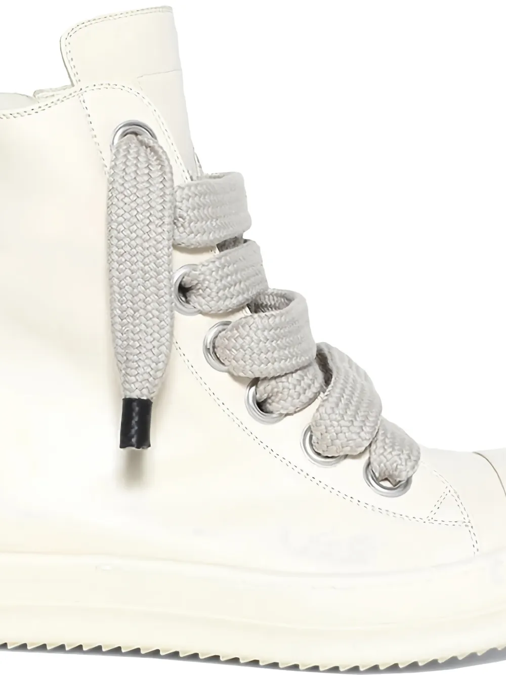 Rick Owens Jumbolace high-tops sneakers Beige