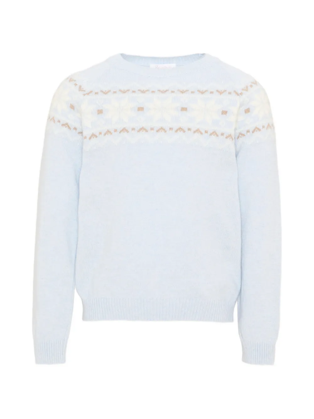 Patachou Fair Isle crew-neck sweater - Blu