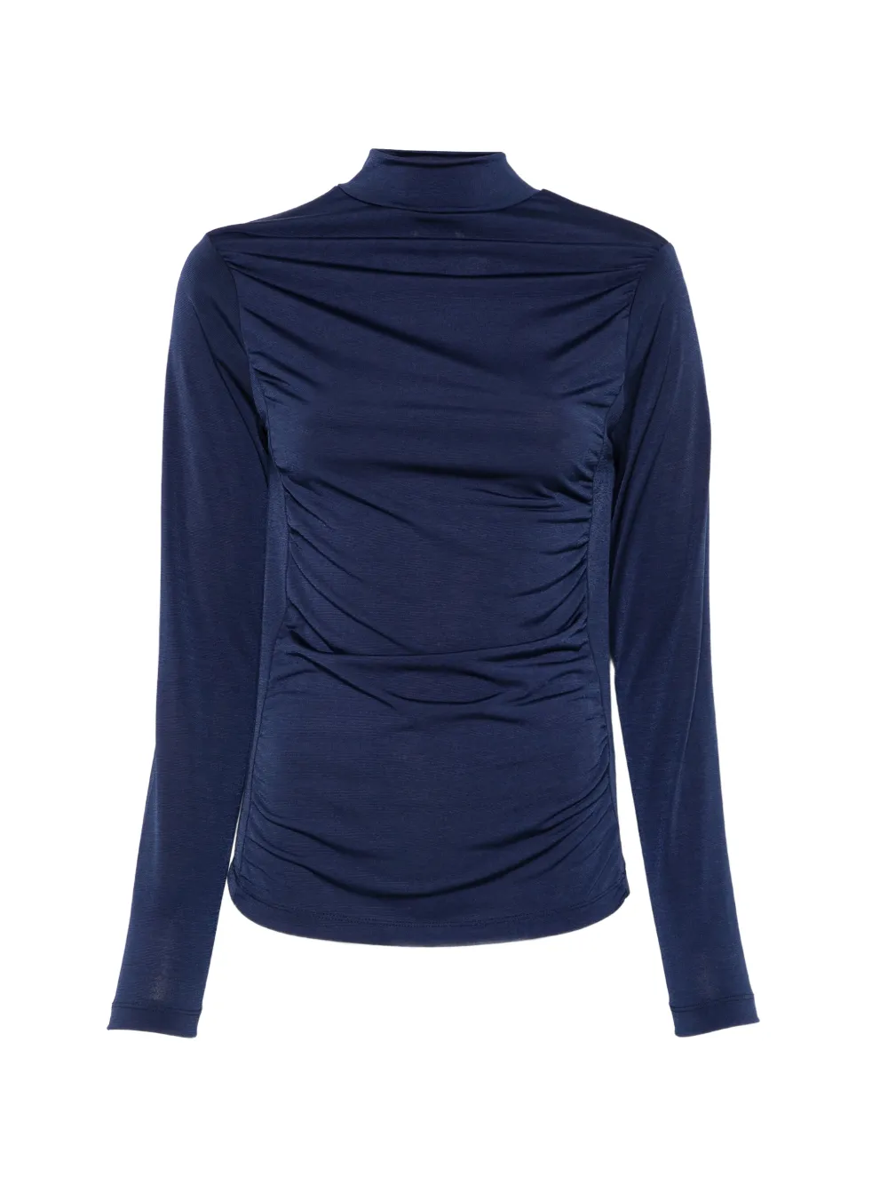 HOMAGE long-sleeve draped top