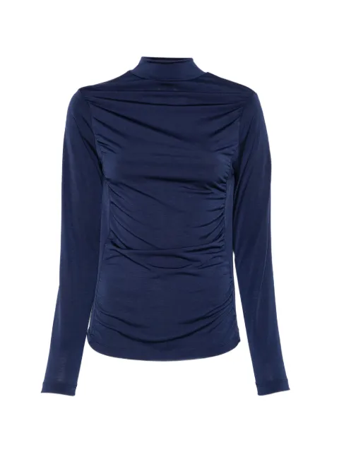 HOMAGE long-sleeve draped top