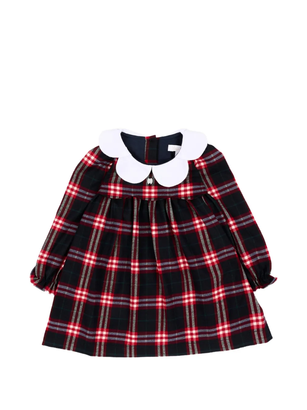 Patachou Kleid mit Schottenkaro-Print - Schwarz