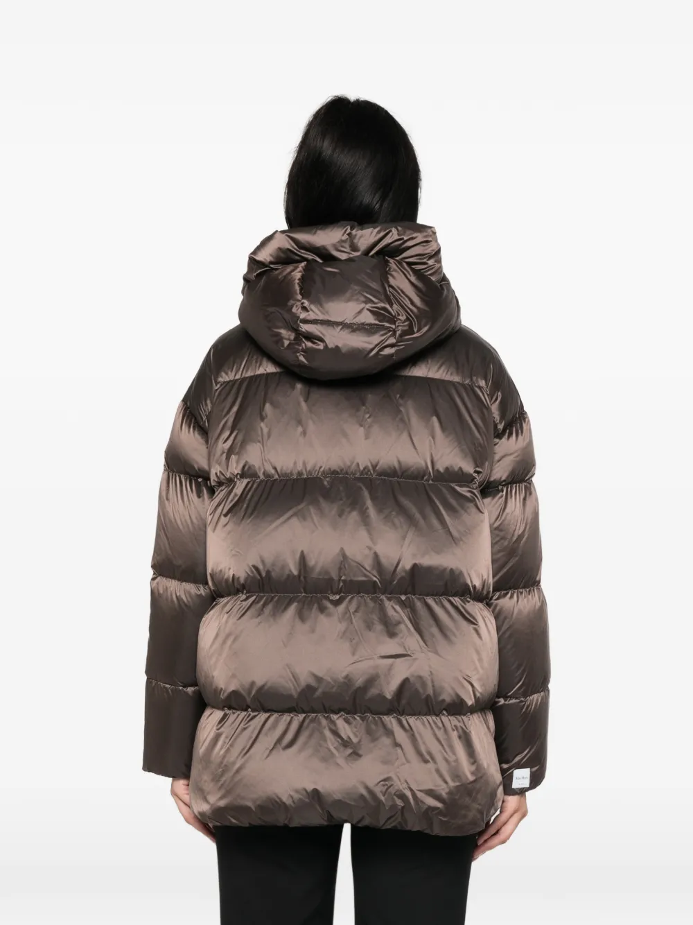 Max Mara Mtnerine gewatteerde jas Bruin
