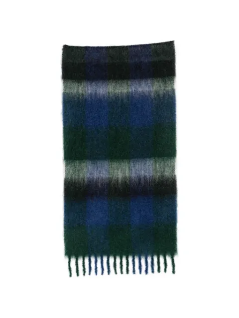 The Row Uma checked scarf
