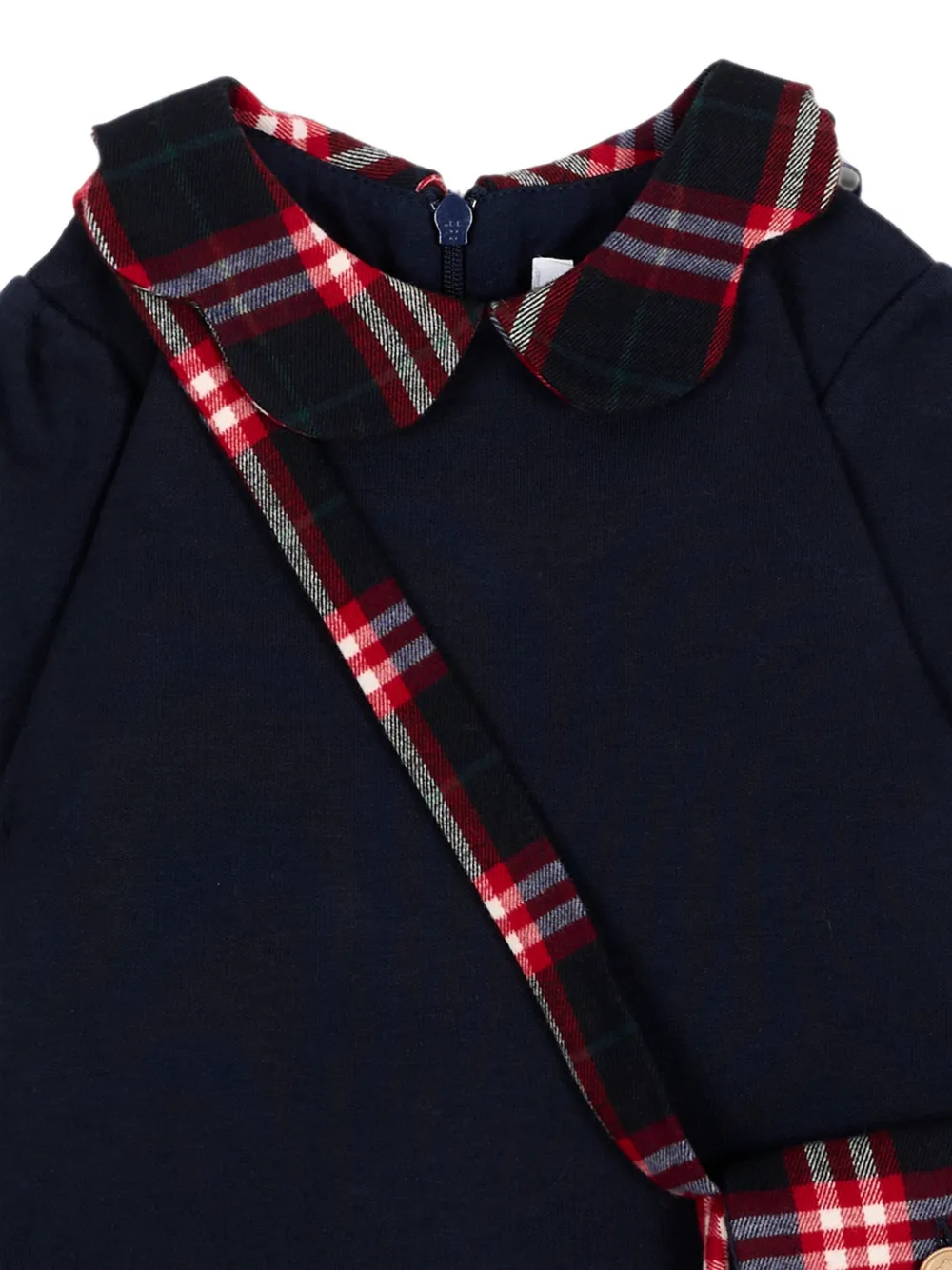 Patachou Geruite jurk Blauw
