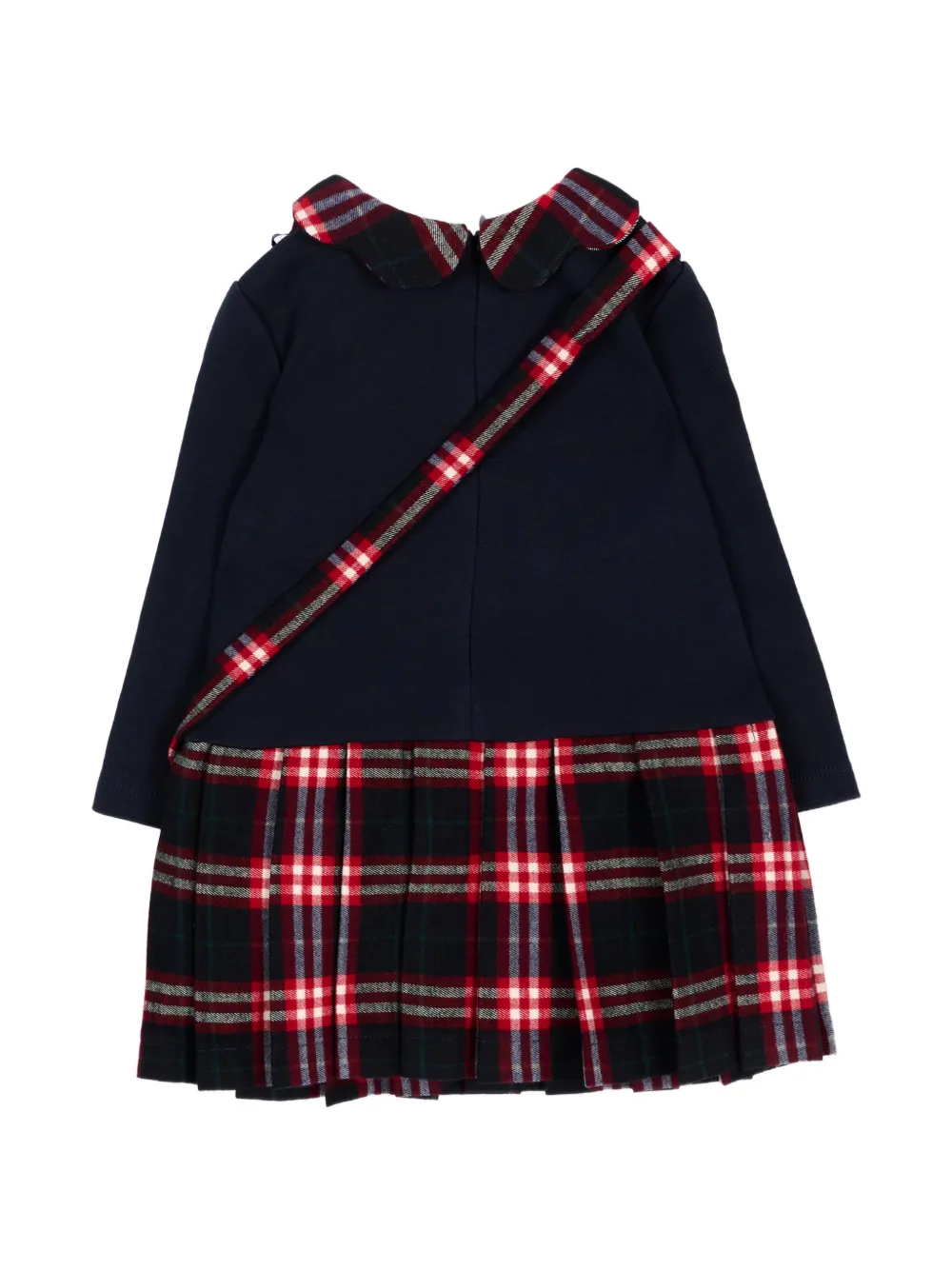 Patachou Geruite jurk Blauw
