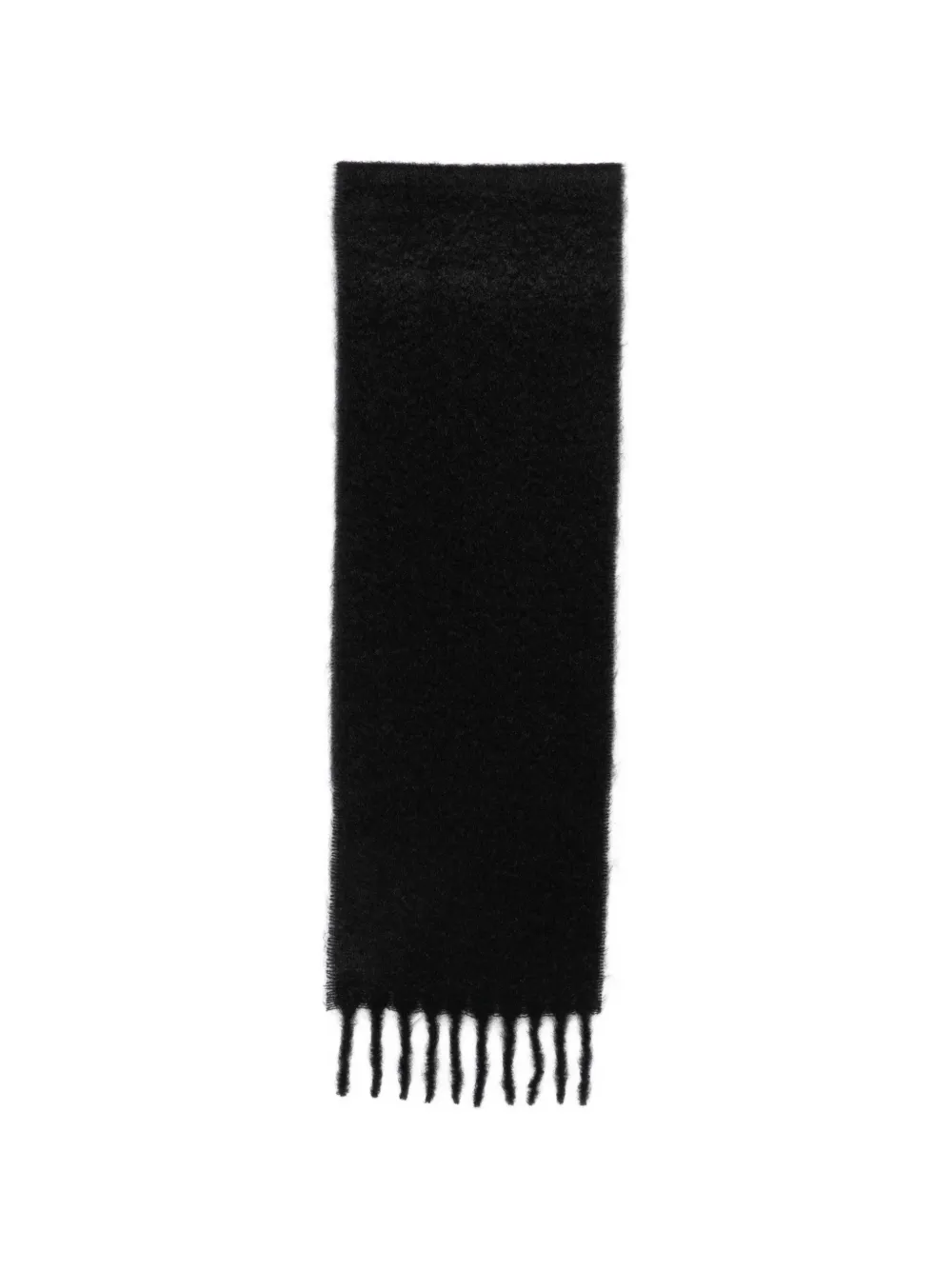 The Row Creana Fringed Scarf In Blue