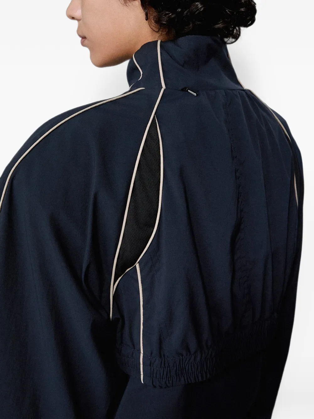 SRVC Studio Slash cropped trainingsjack Blauw