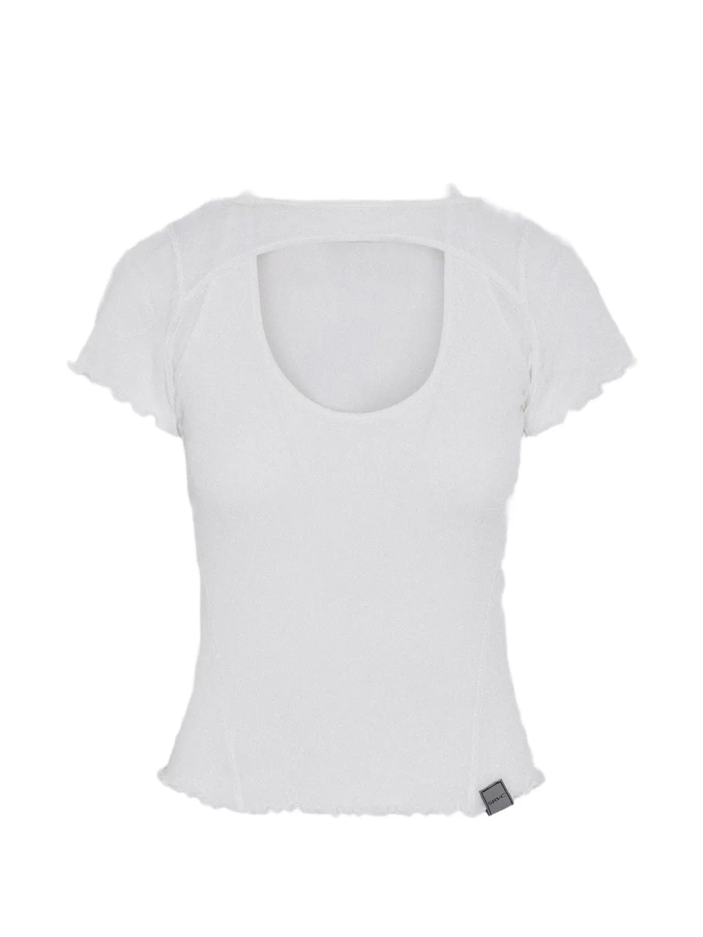 Srvc Studio Cut-out Halter-strap Top In White