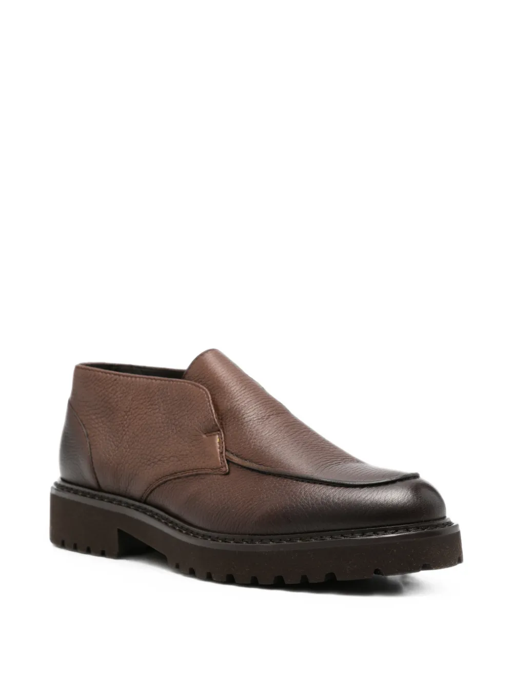 Doucal's grain-leather desert boots Bruin
