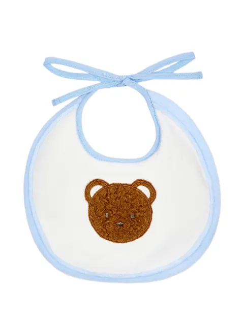 Le Boo Beebè teddy bear-patch bib