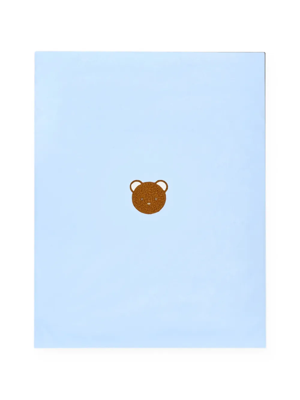 Le Boo Beebè Coperta con applicazione orsetto - Blu