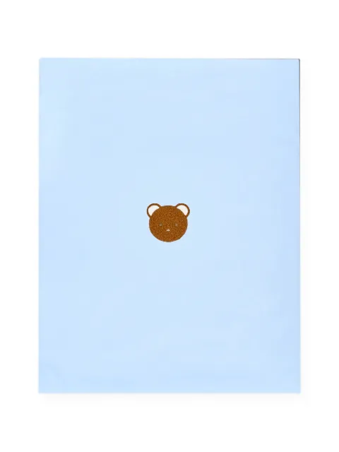 Le Boo Beebè teddy bear-patch blanket