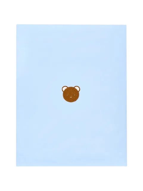 Le Boo Beebè teddy bear-patch blanket