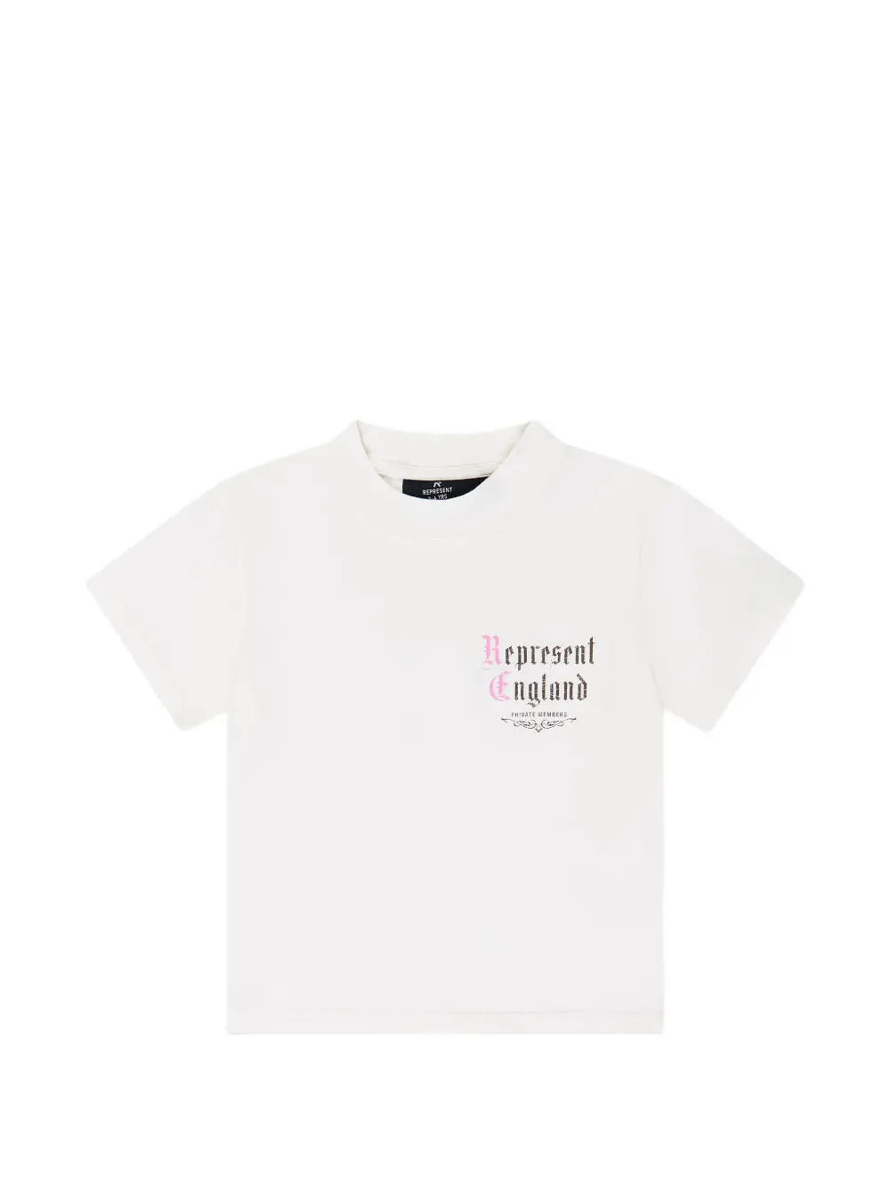 REPRESENT MINI Private Members graphic-print cotton T-shirt - Bianco