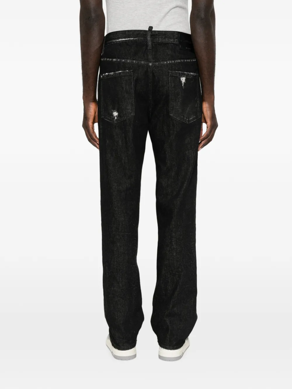 DSQUARED2 Jeans met logopatch Zwart