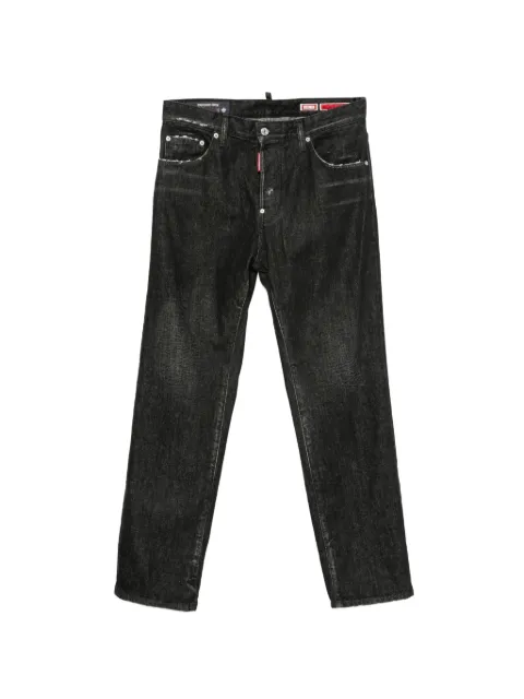 DSQUARED2 distressed logo-patch jeans