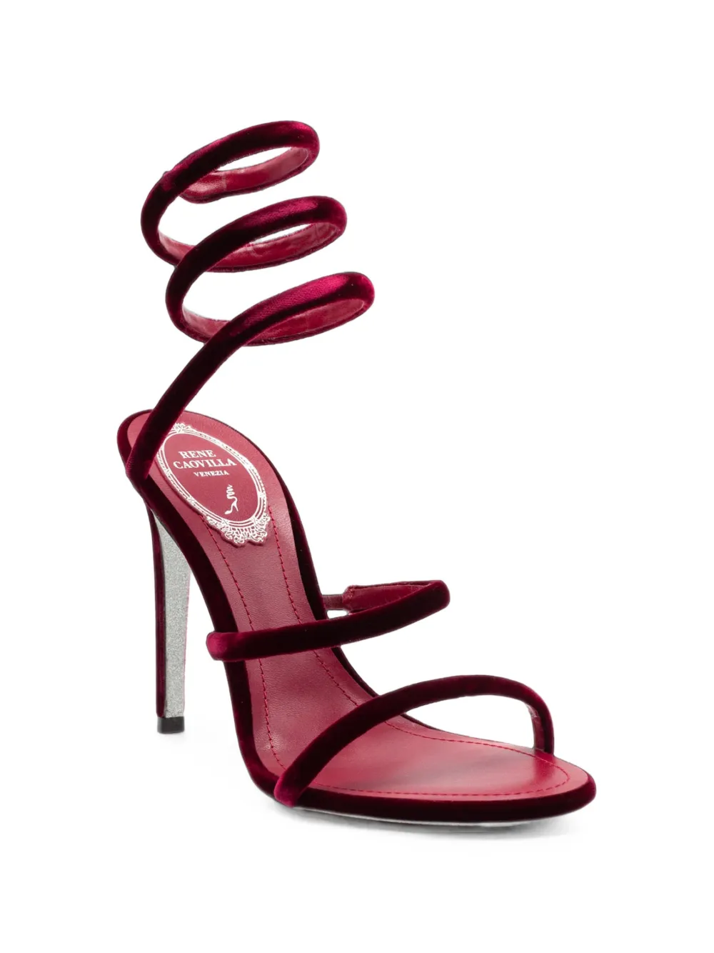 René Caovilla Cleo wrap-around sandals Rood