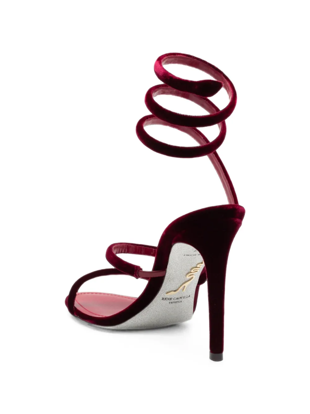 René Caovilla Cleo wrap-around sandals Rood