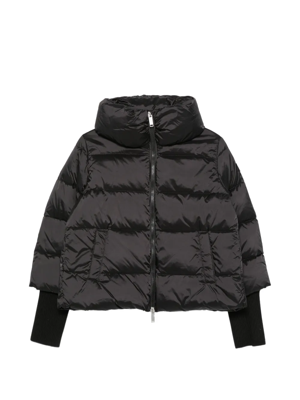 Add Kids quilted high-neck jacket - Nero