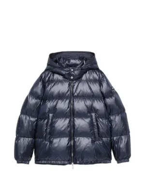 Moncler Enfant Casaco Com Design Matelassê | Azul | FARFETCH BR