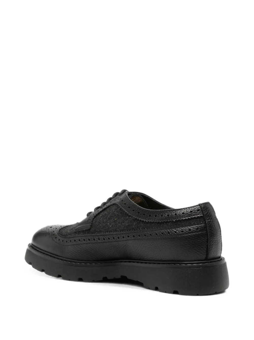Doucal's Ramon brogue Derby shoes Zwart