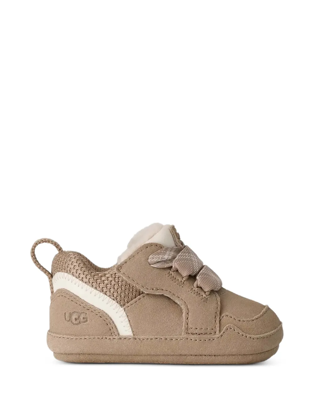 UGG Kids Lowmel touch-strap sneakers Beige
