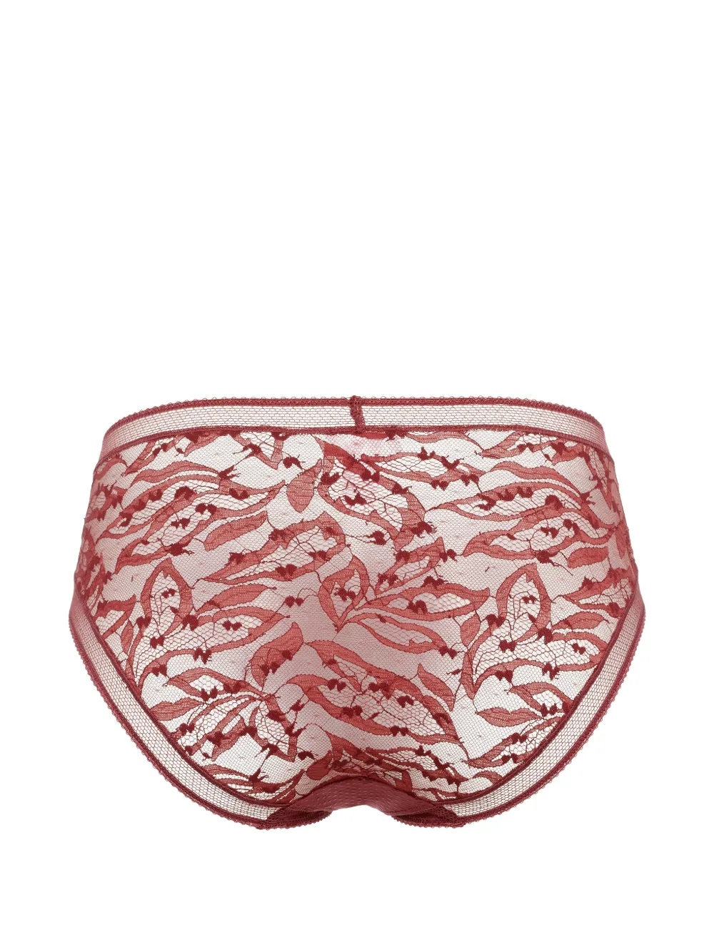ERES Brindille slip met kanten vlak Rood