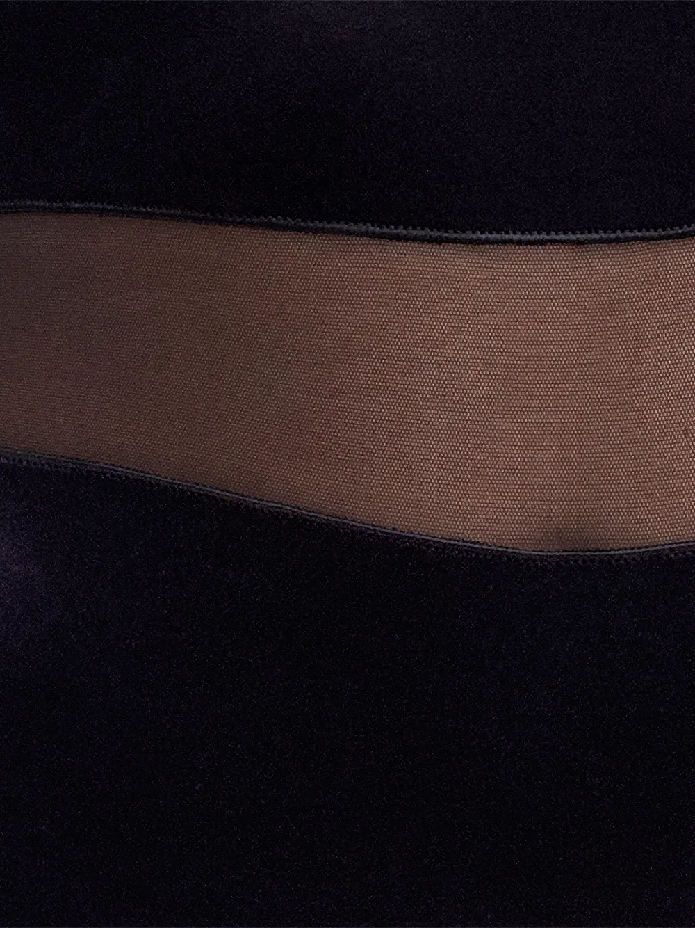 ERES Talentueuse body met mesh vlak Zwart