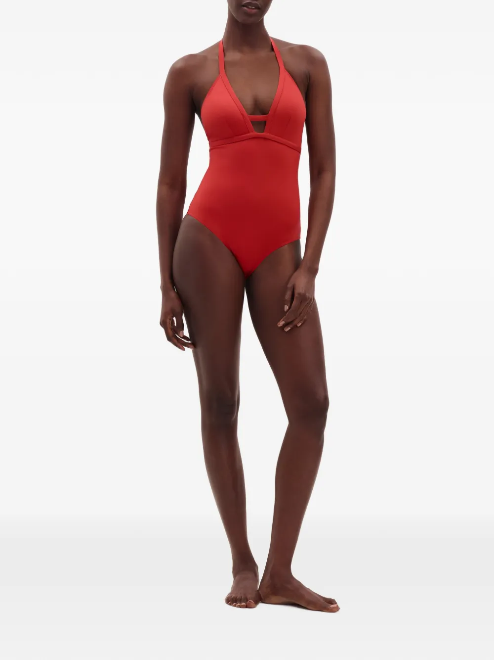 ERES Mounia badpak met V-hals Oranje