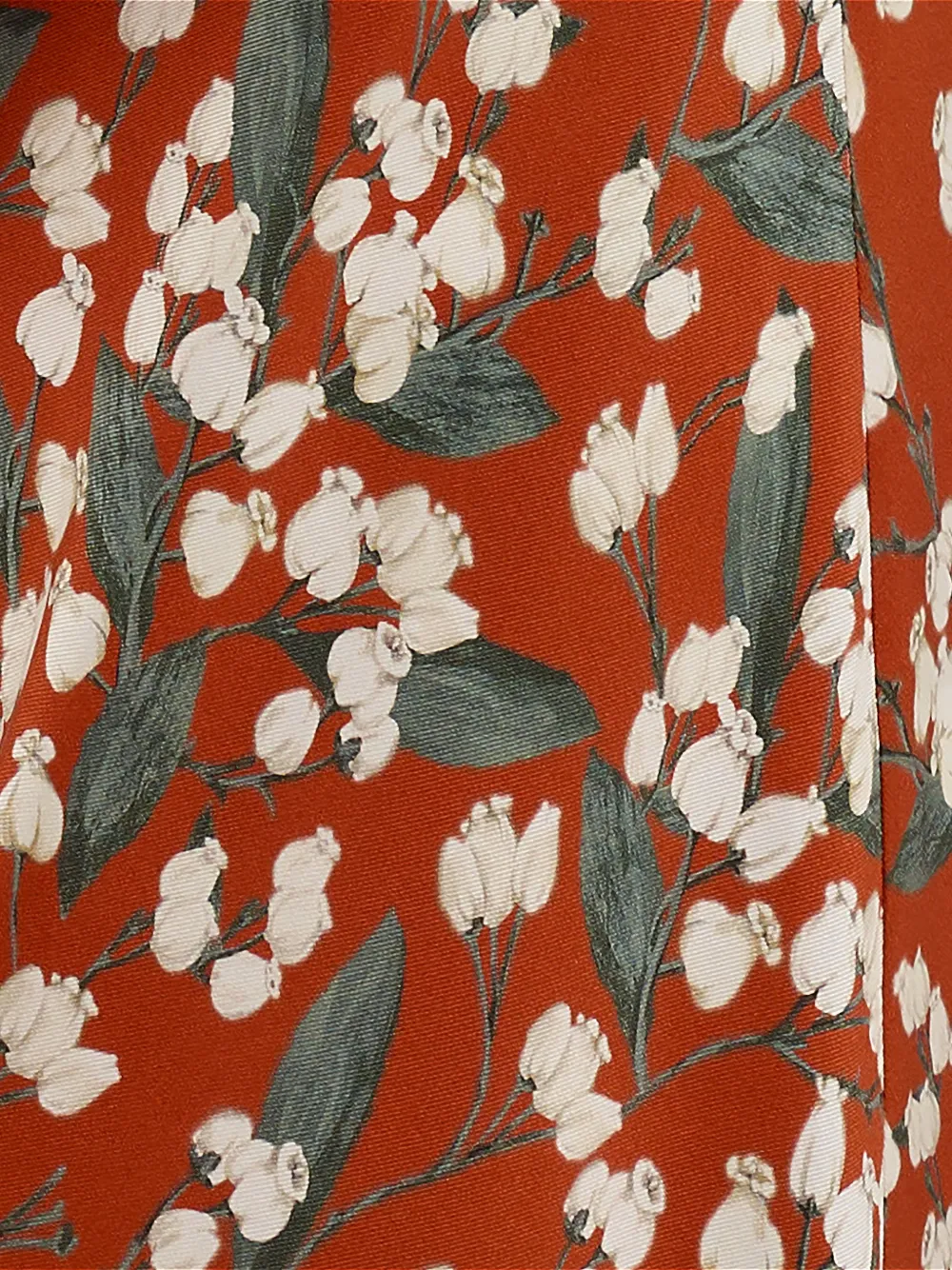 ERES Clarine nachtjapon met bloemenprint Oranje