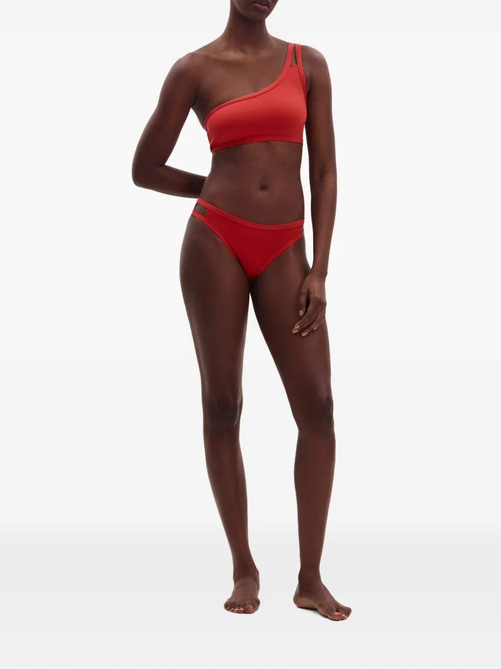 ERES Connie asymmetrische bikinitop Oranje