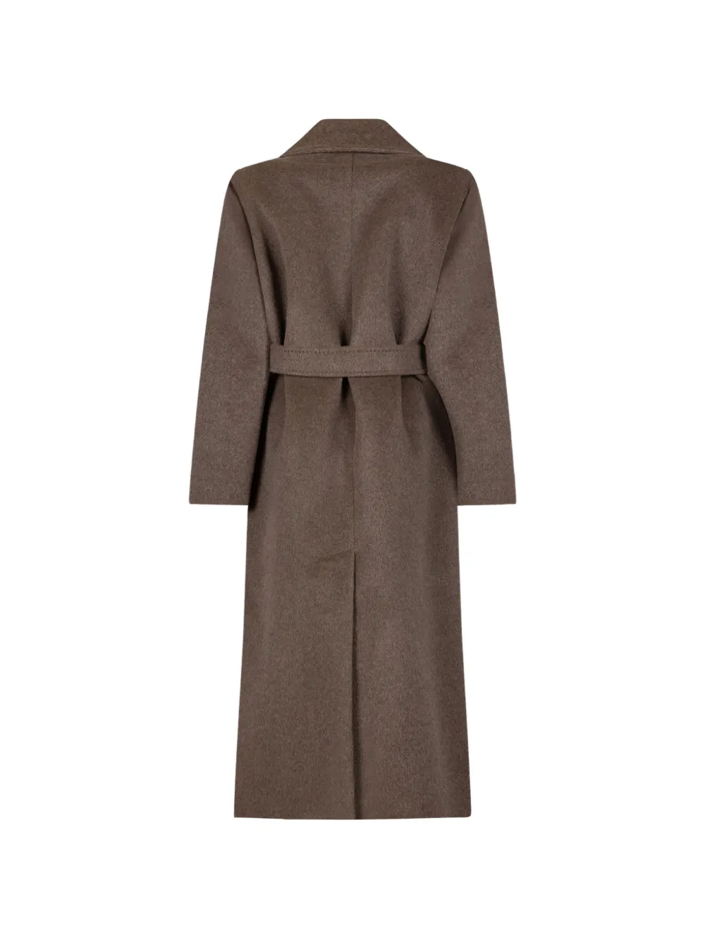 Weekend Max Mara Wollen en alpaca lange teddy jas Bruin